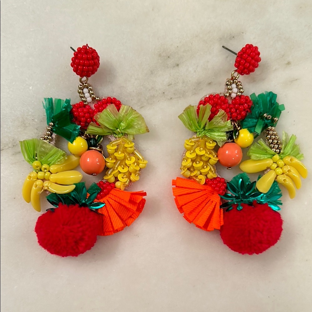 I MEAN!!! Crazy FuN Fruit Earrings